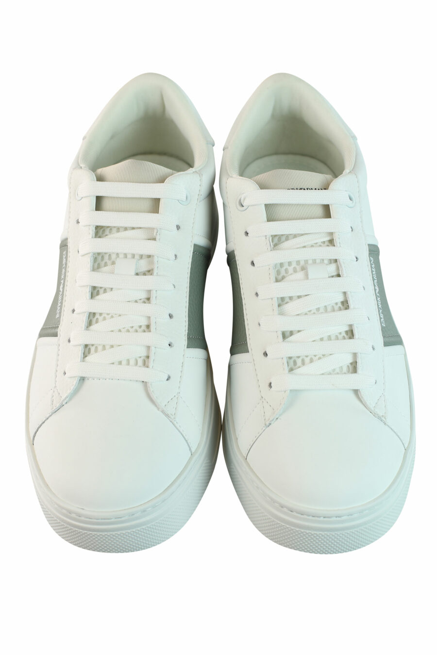 Zapatillas blancas con gris y minilogo - IMG 0890