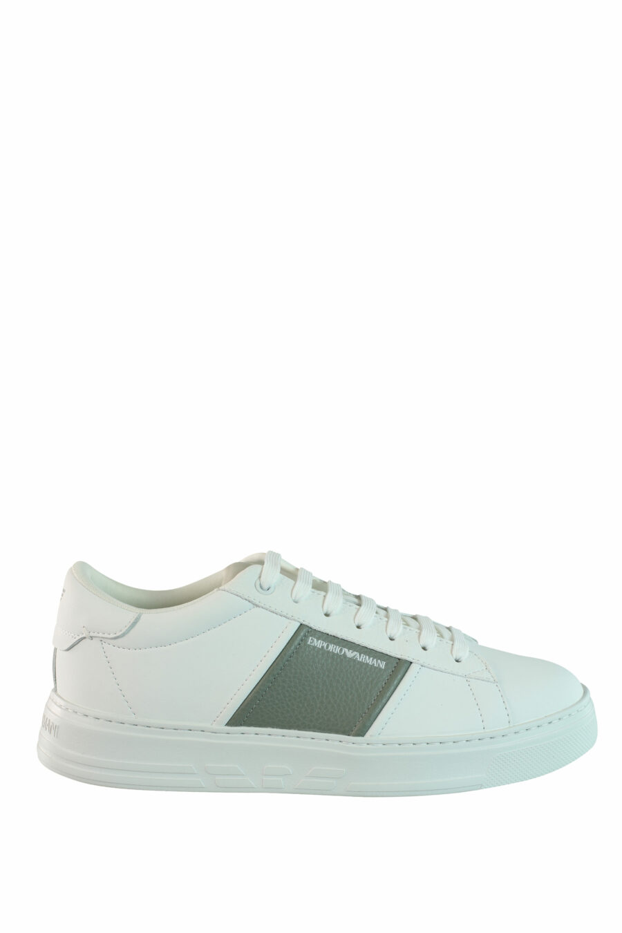 Zapatillas blancas con gris y minilogo - IMG 0897