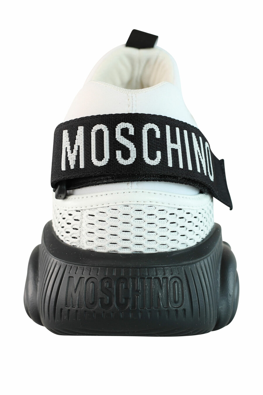Zapatillas mix grises con logo en velcro y suela teddy - IMG 0917