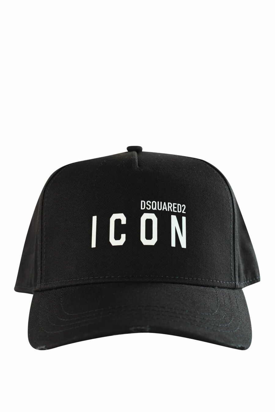 Black cap with double "icon" logo - IMG 1211