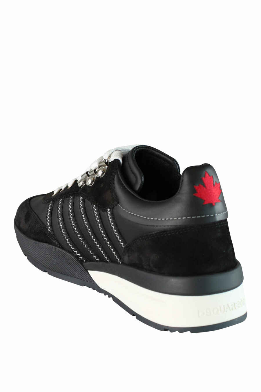 Original legend" black mix trainers with two-tone sole and diagonal lines - IMG 1485