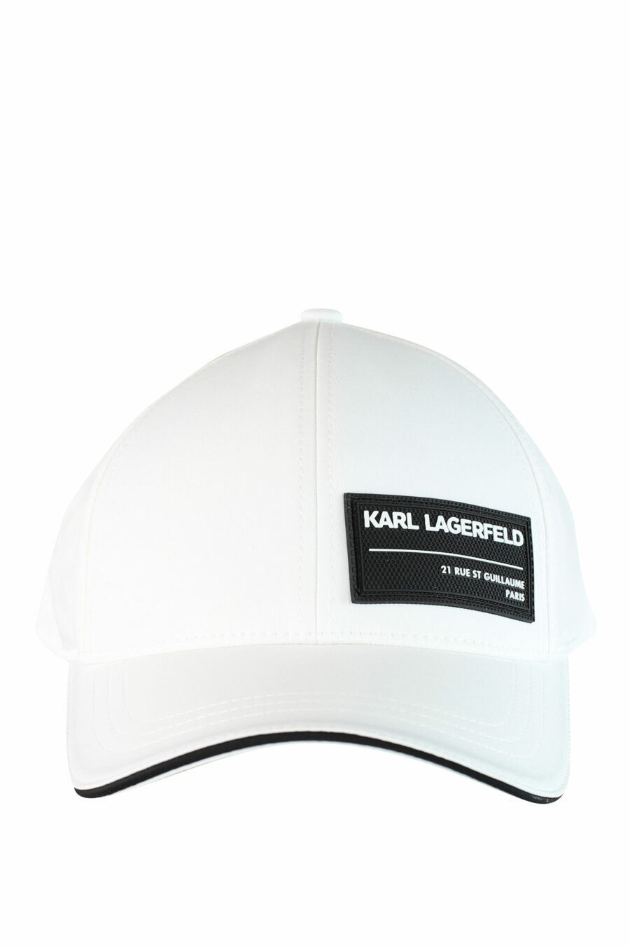 White cap with logo label - IMG 1529