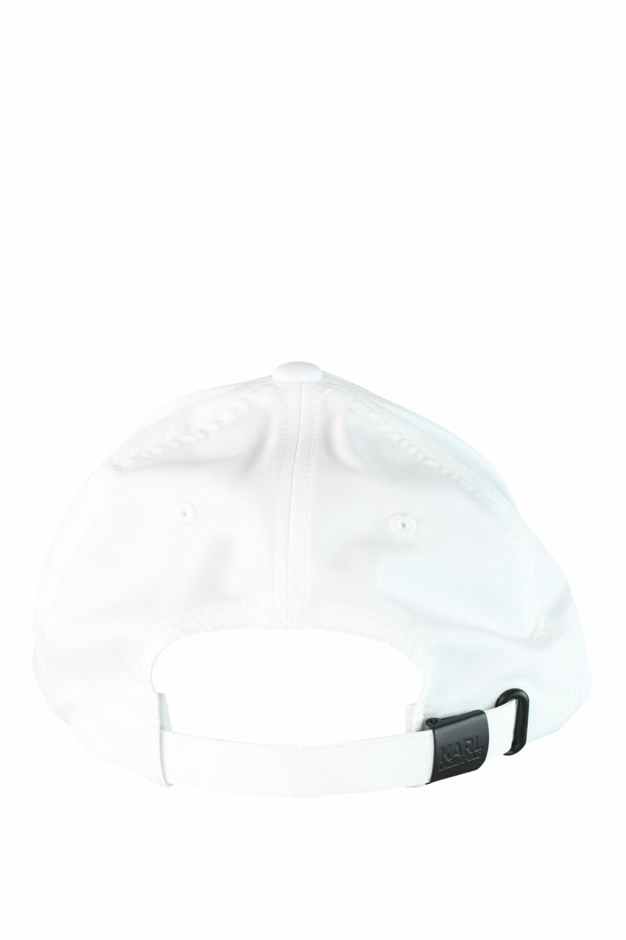 White cap with logo label - IMG 1531