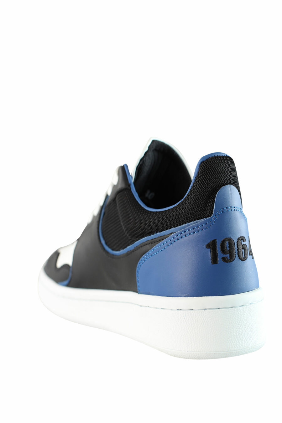Zapatillas bicolor negras y azules "boxer" con detalles en blanco - IMG 1544