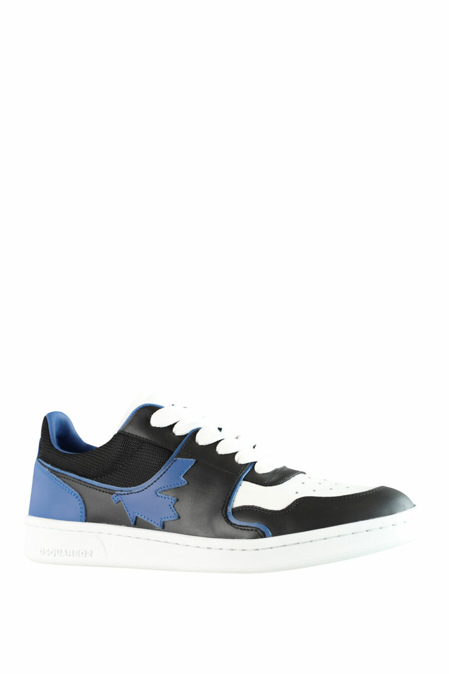 Zapatillas bicolor negras y azules "boxer" con detalles en blanco - IMG 1547