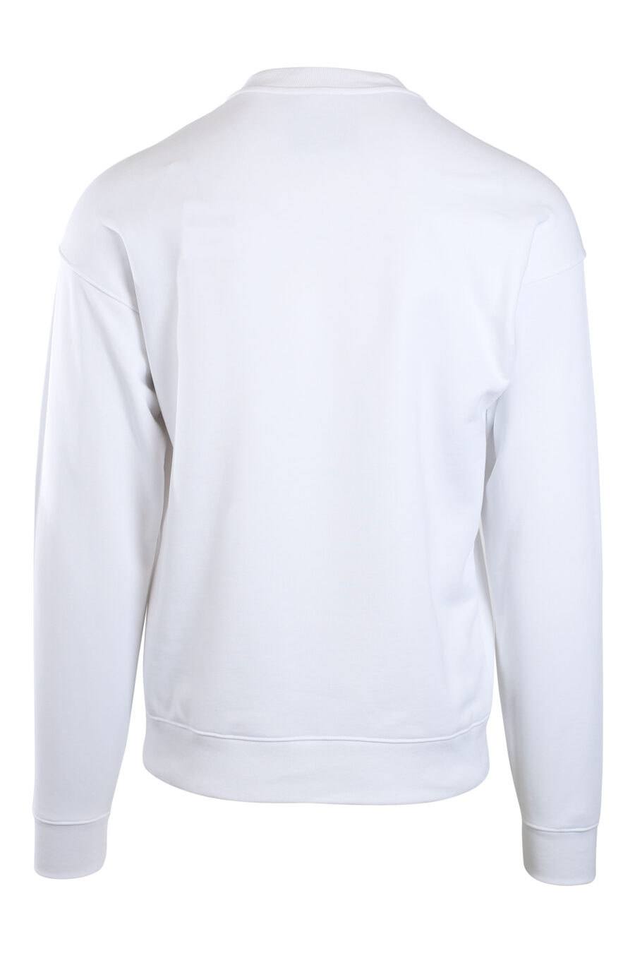 Weißes Sweatshirt mit Maxilogo "Dies ist kein Moschino-Spielzeug" - IMG 2149