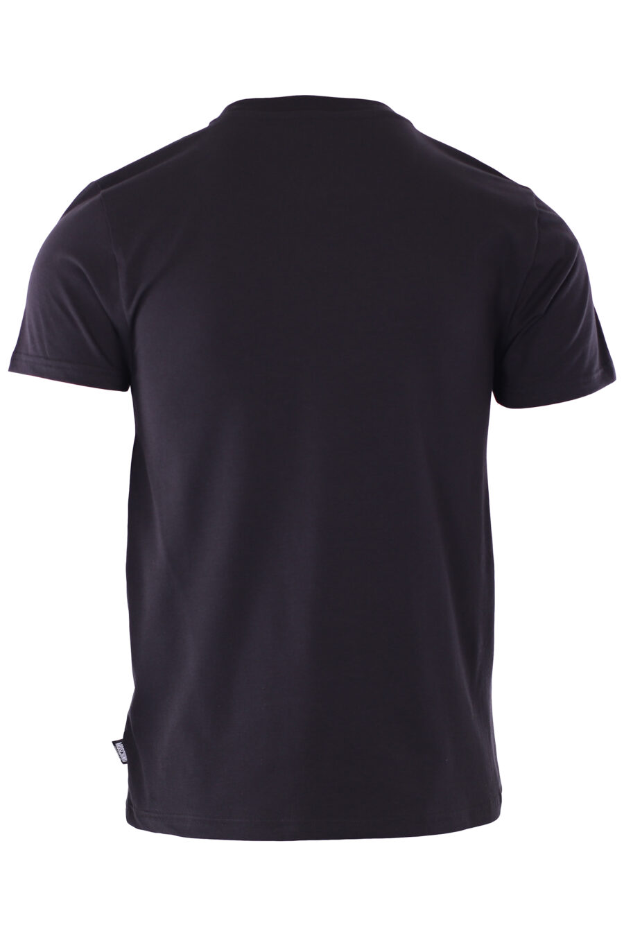 Schwarzes schmal geschnittenes T-Shirt mit Bären-Minilogo "underbear" - IMG 6589