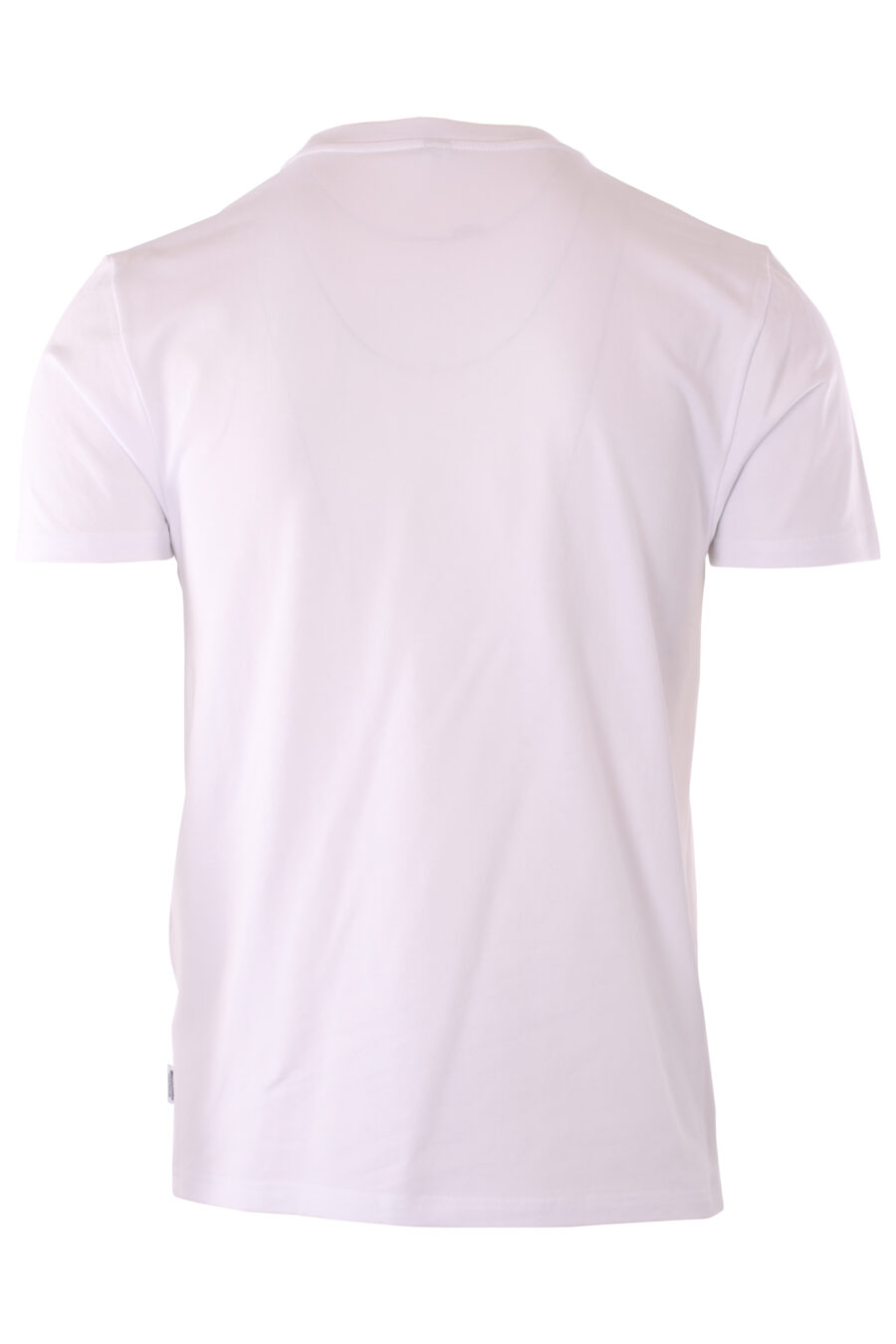 Weißes "slim fit" T-Shirt mit Bärchen-Minilogo "underbear" - IMG 6608