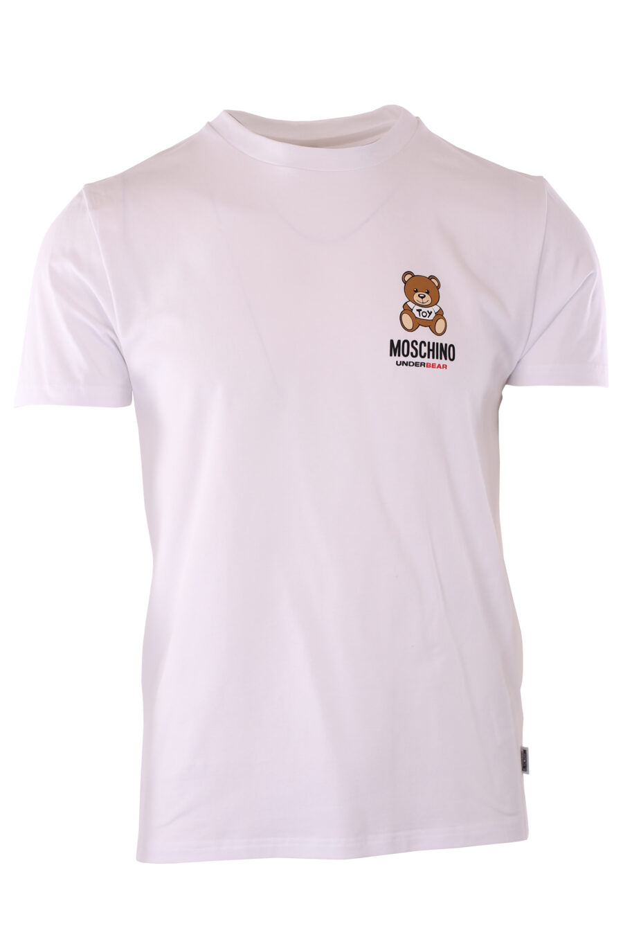 Camiseta blanca "slim fit" con minilogo oso "underbear" - IMG 6609