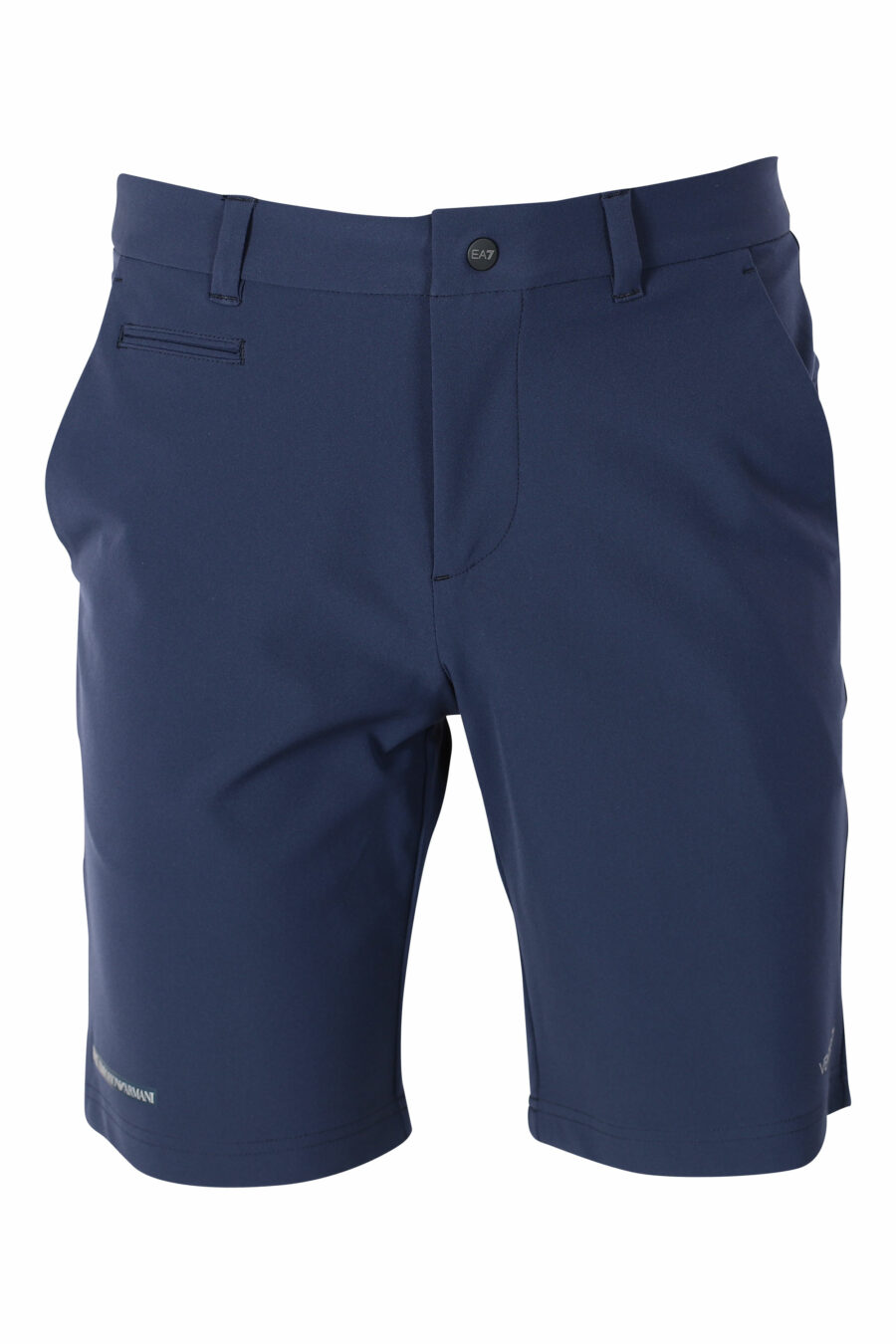 Pantalón azul oscuro corto con minilogo - IMG 9570