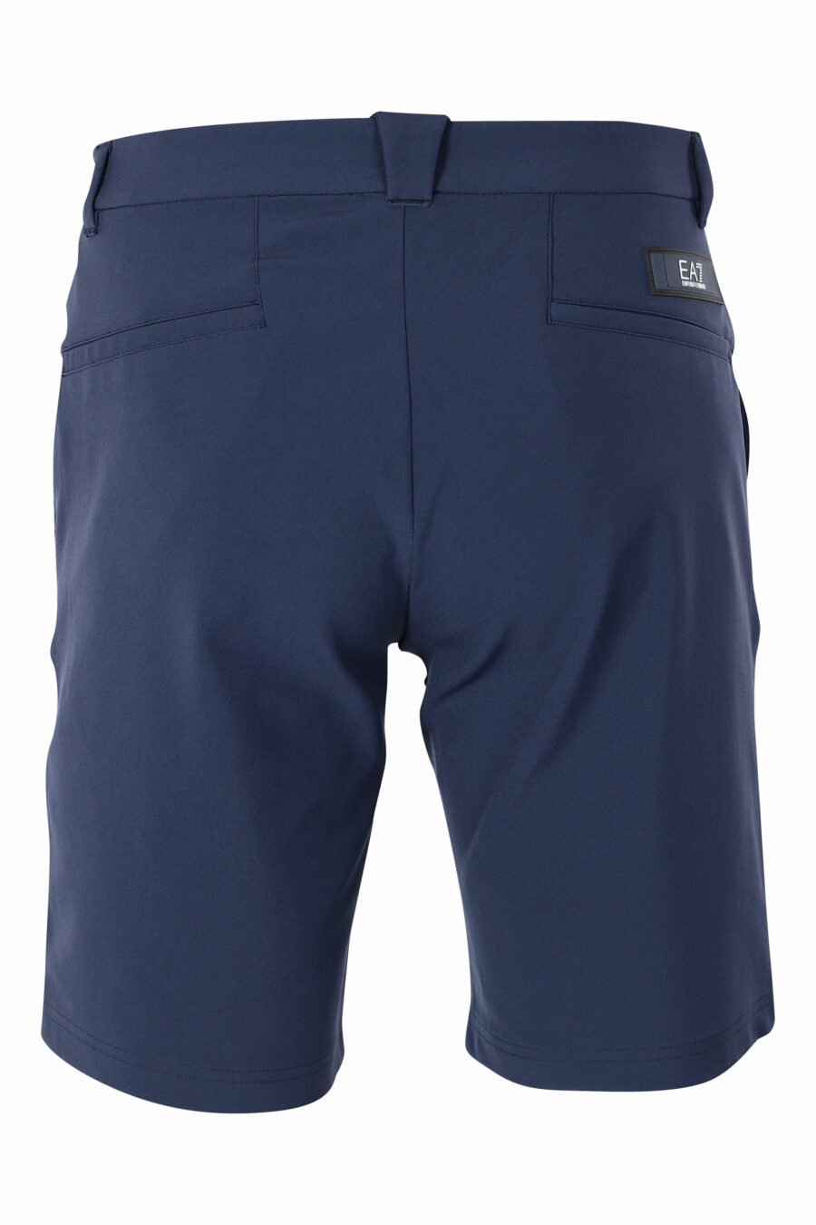 Pantalón azul oscuro corto con minilogo - IMG 9572