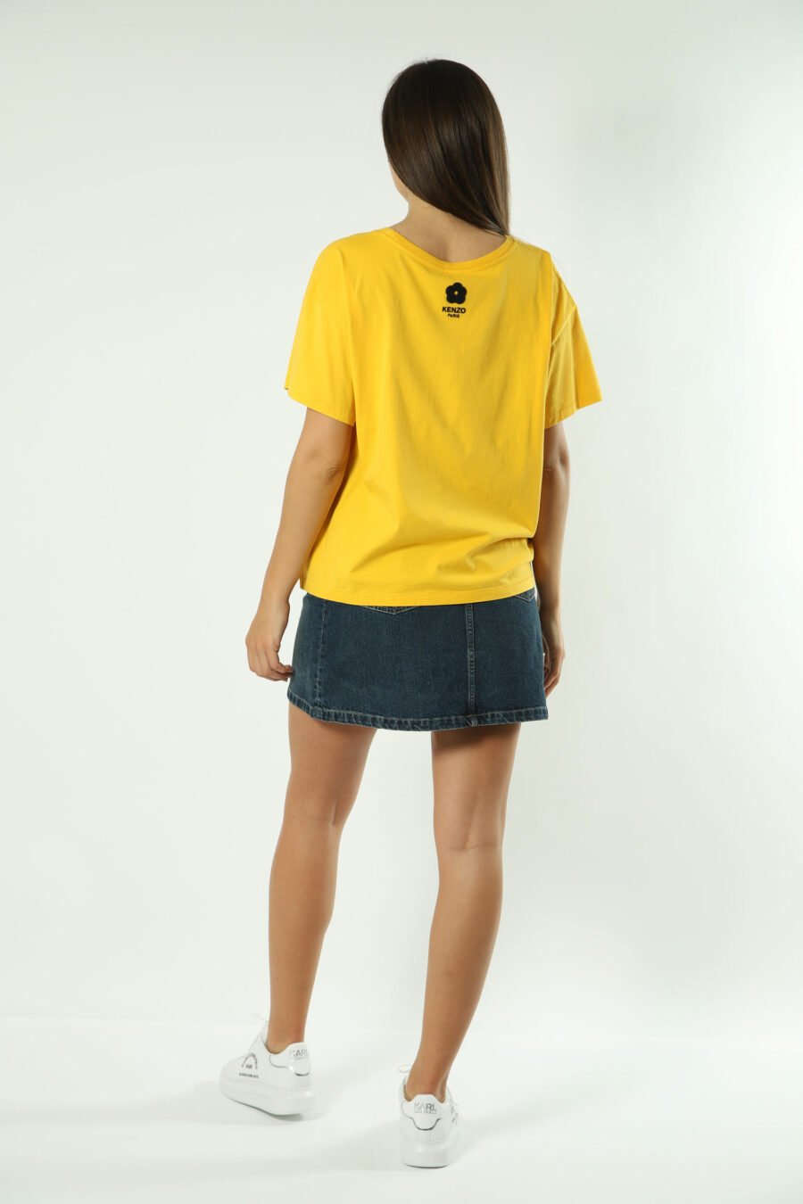 Yellow T-shirt with elephant maxilogo - Photos 1314