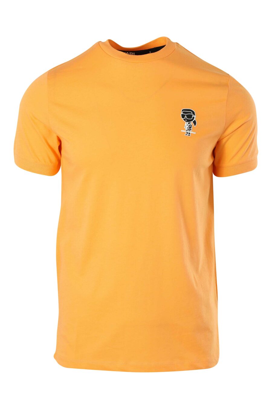 Camiseta naranja con minilogo blanco - 014769666