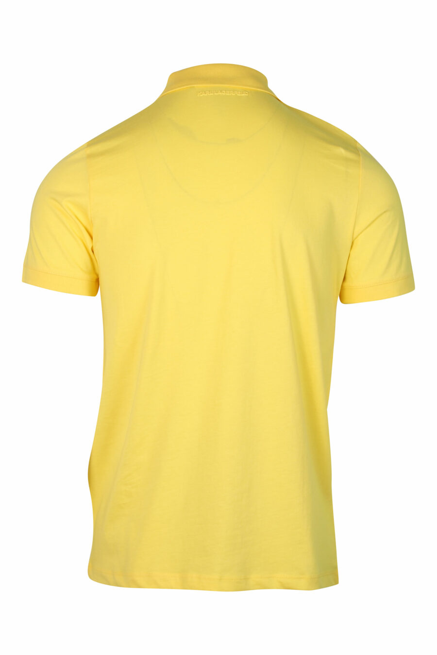 Yellow polo shirt with zip and minilogue - 4062226276047 2