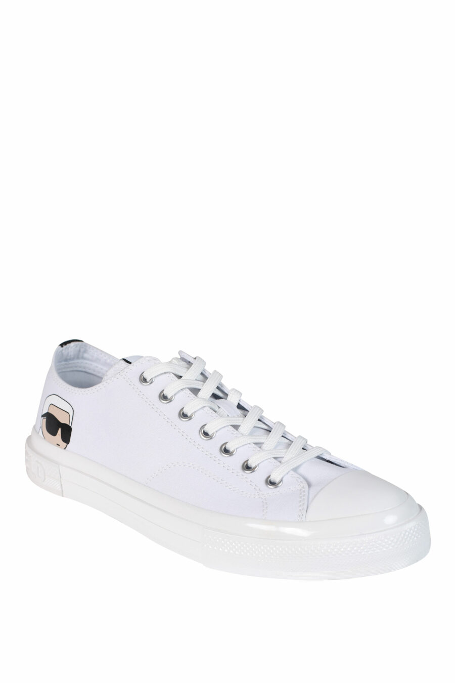 Zapatillas blancas con logo "karl" y suela blanca - 5059529249747 2