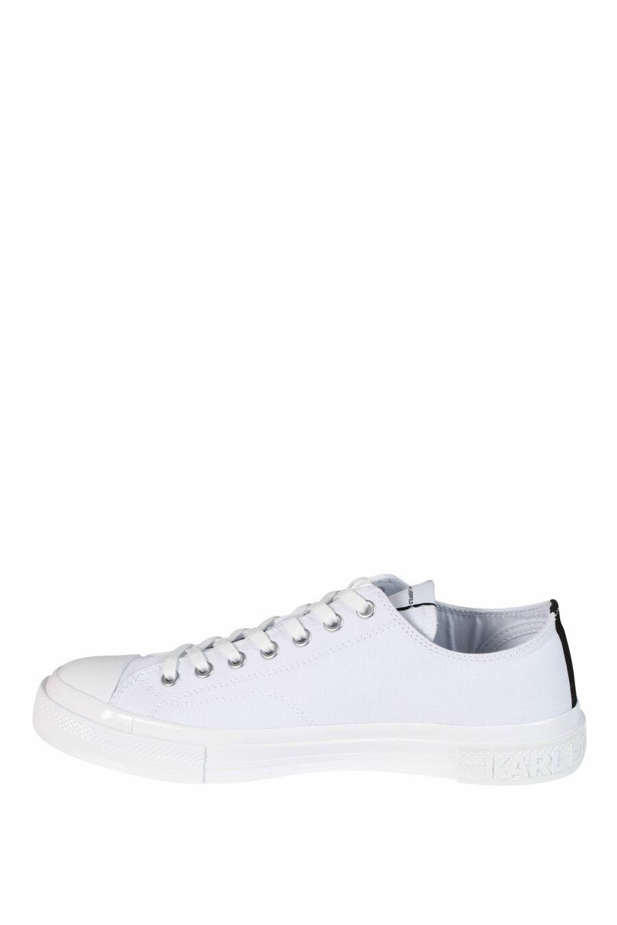 Zapatillas blancas con logo "karl" y suela blanca - 5059529249747 3