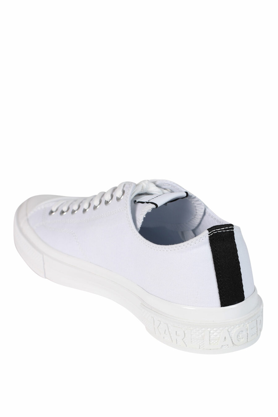 Zapatillas blancas con logo "karl" y suela blanca - 5059529249747 4
