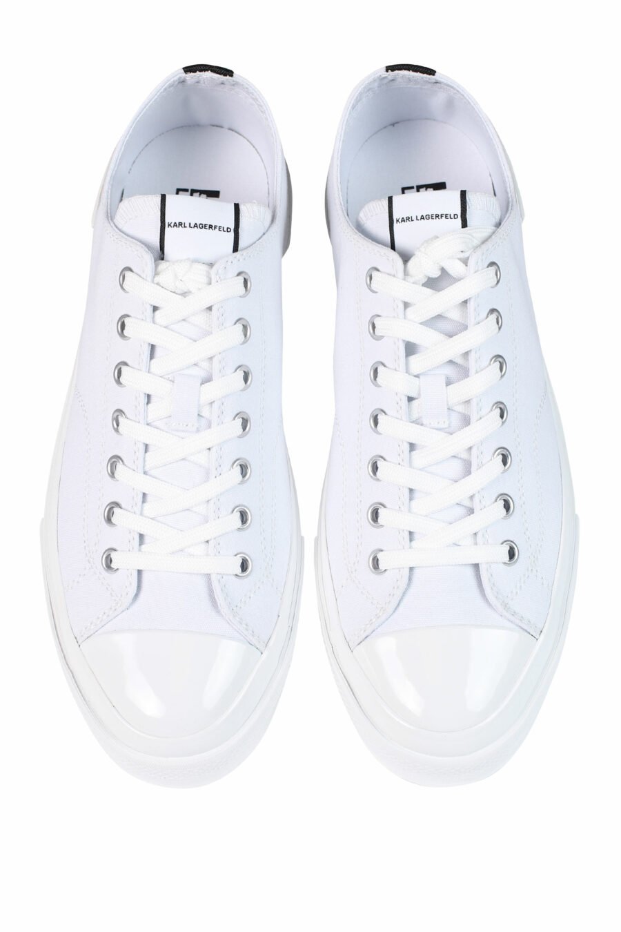 Zapatillas blancas con logo "karl" y suela blanca - 5059529249747 5