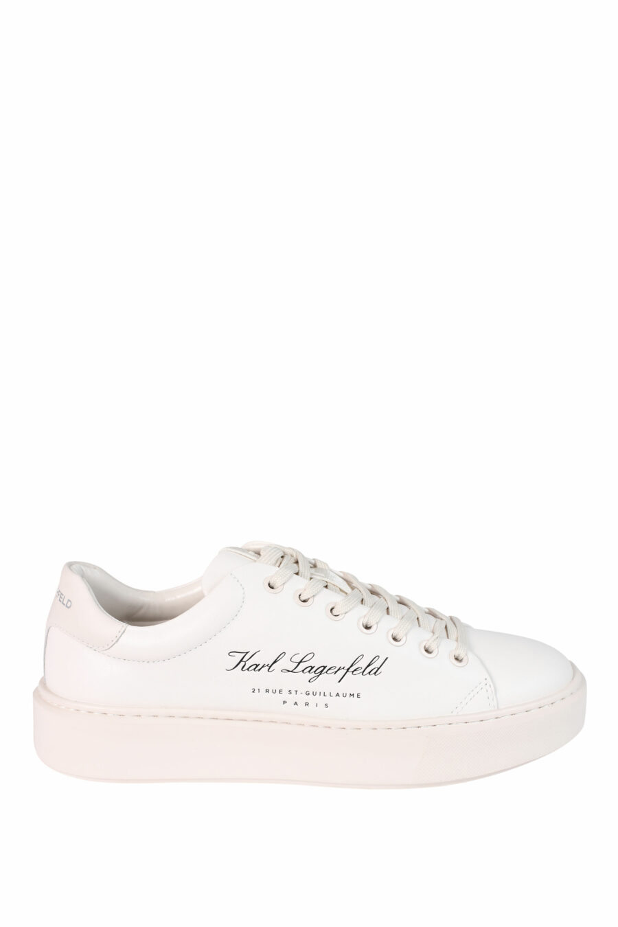 White trainers with calligraphic "hotel" logo - 5059529251054