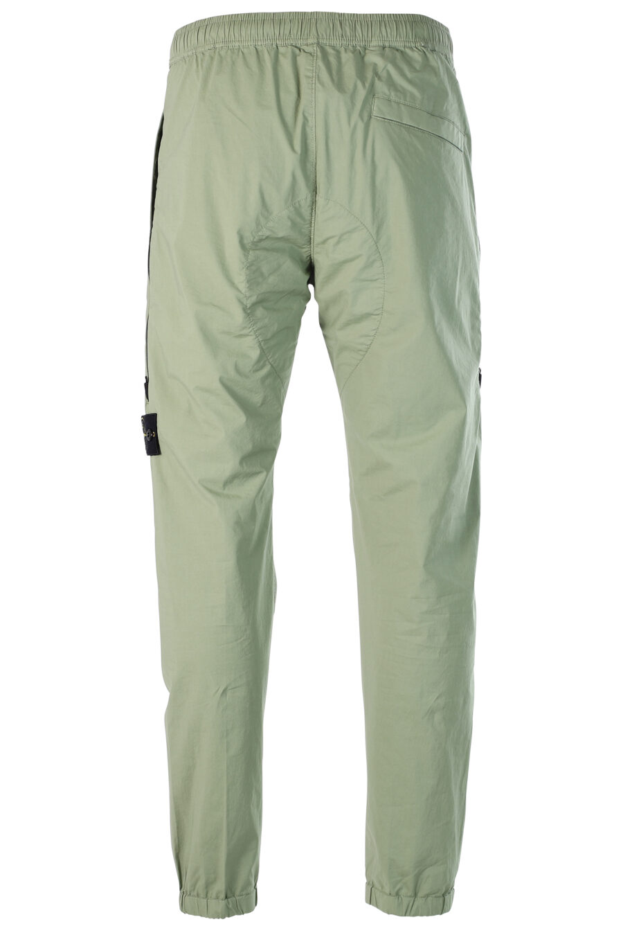 Military green cargo style trousers with patch - 8052572549175 3
