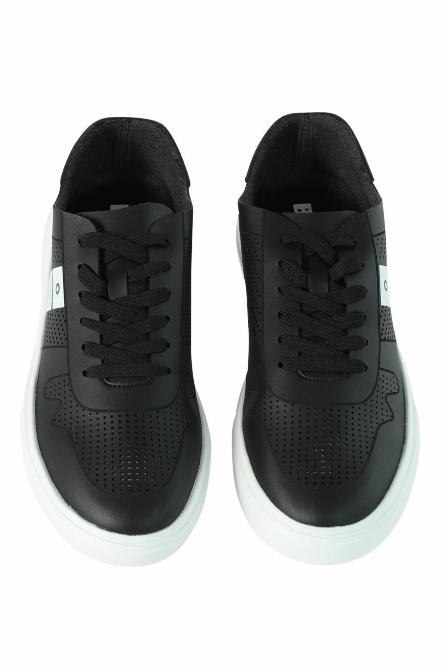 Sapatos "BLAIR" pretos respiráveis com logótipo branco - 8058156492004 5
