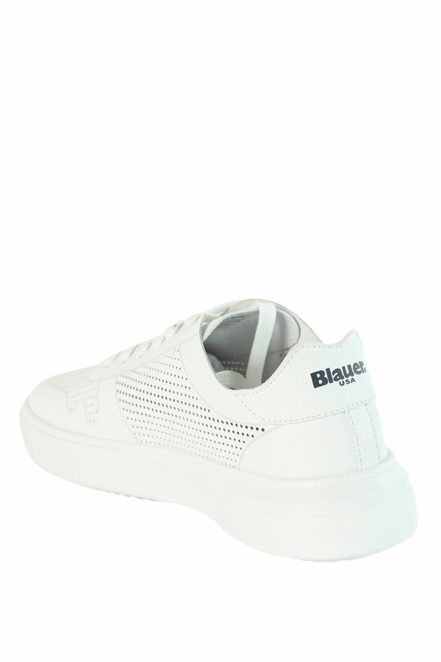 Zapatillas blancas "BLAIR" transpirables con logo negro - 8058156492073 4