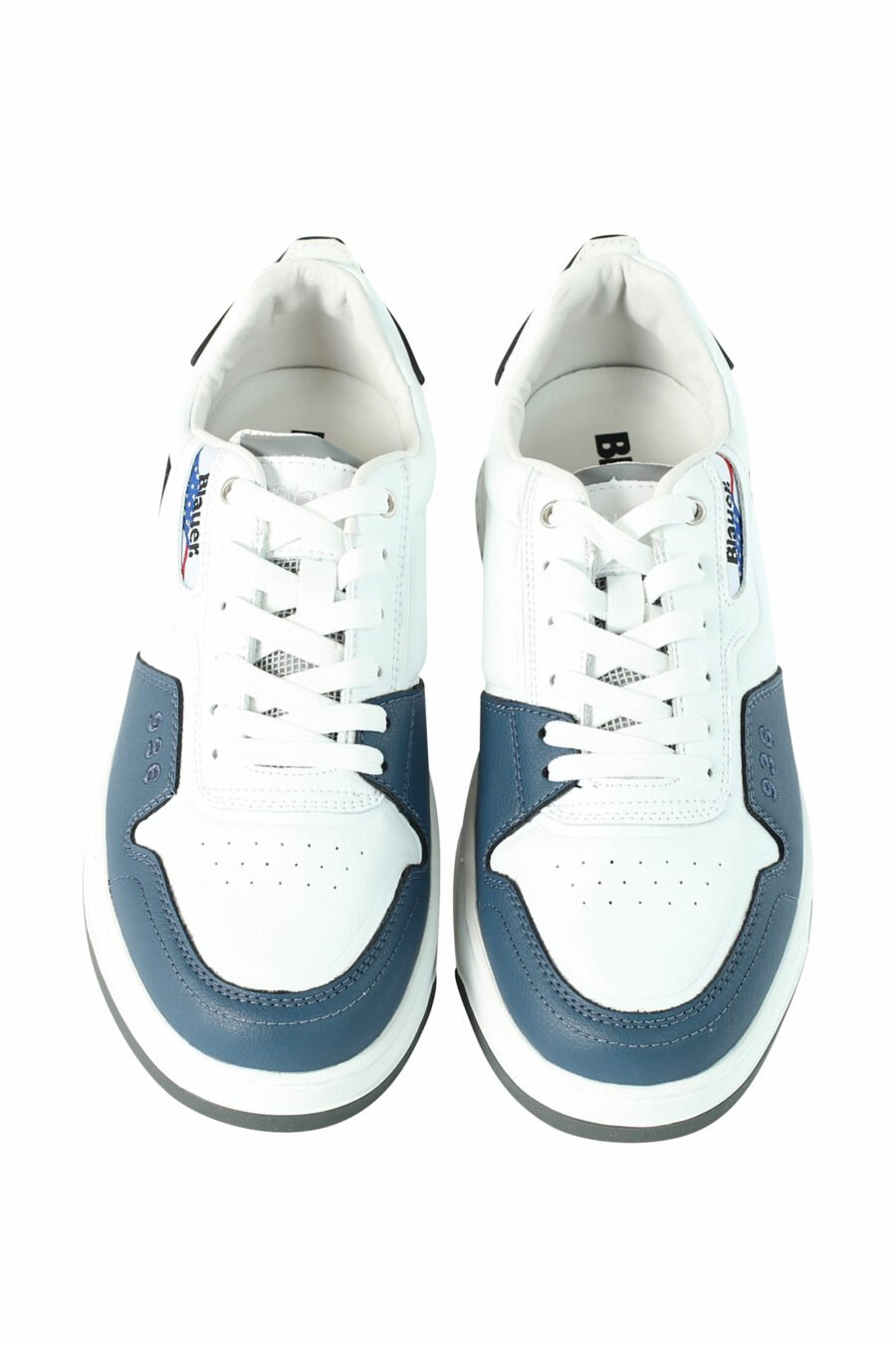 Zapatillas "HARPER" blancas con azul - 8058156494909 5