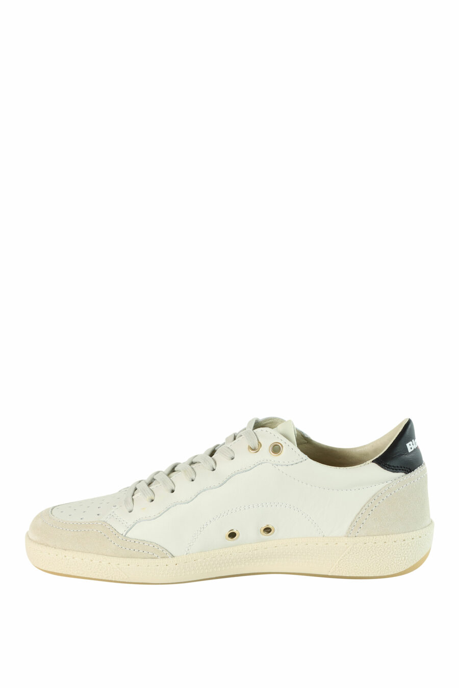 White "MURRAY" trainers with black details - 8058156497504 3