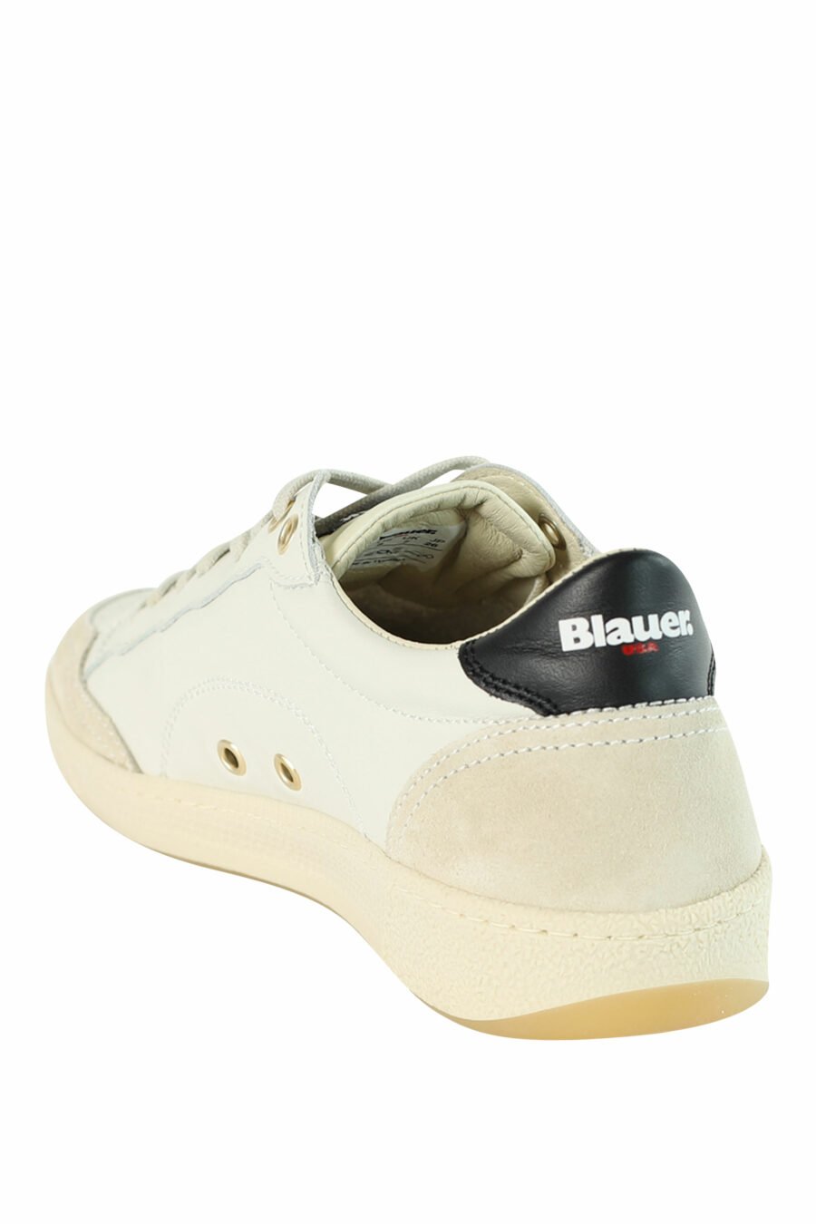White "MURRAY" trainers with black details - 8058156497504 4