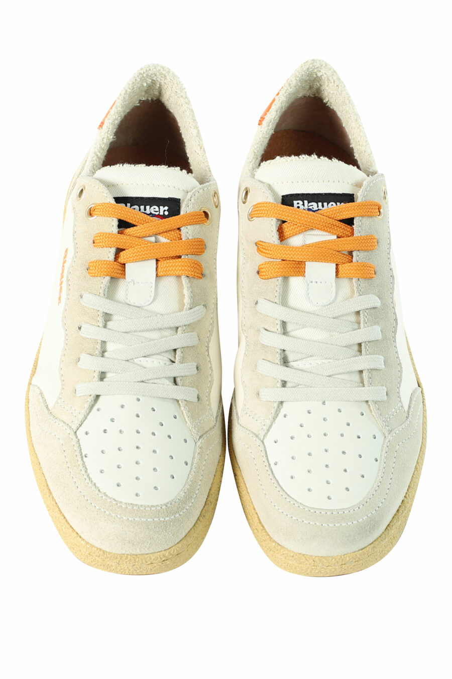 Zapatillas "MURRAY" blancas con detalles naranjas - 8058156497566 5