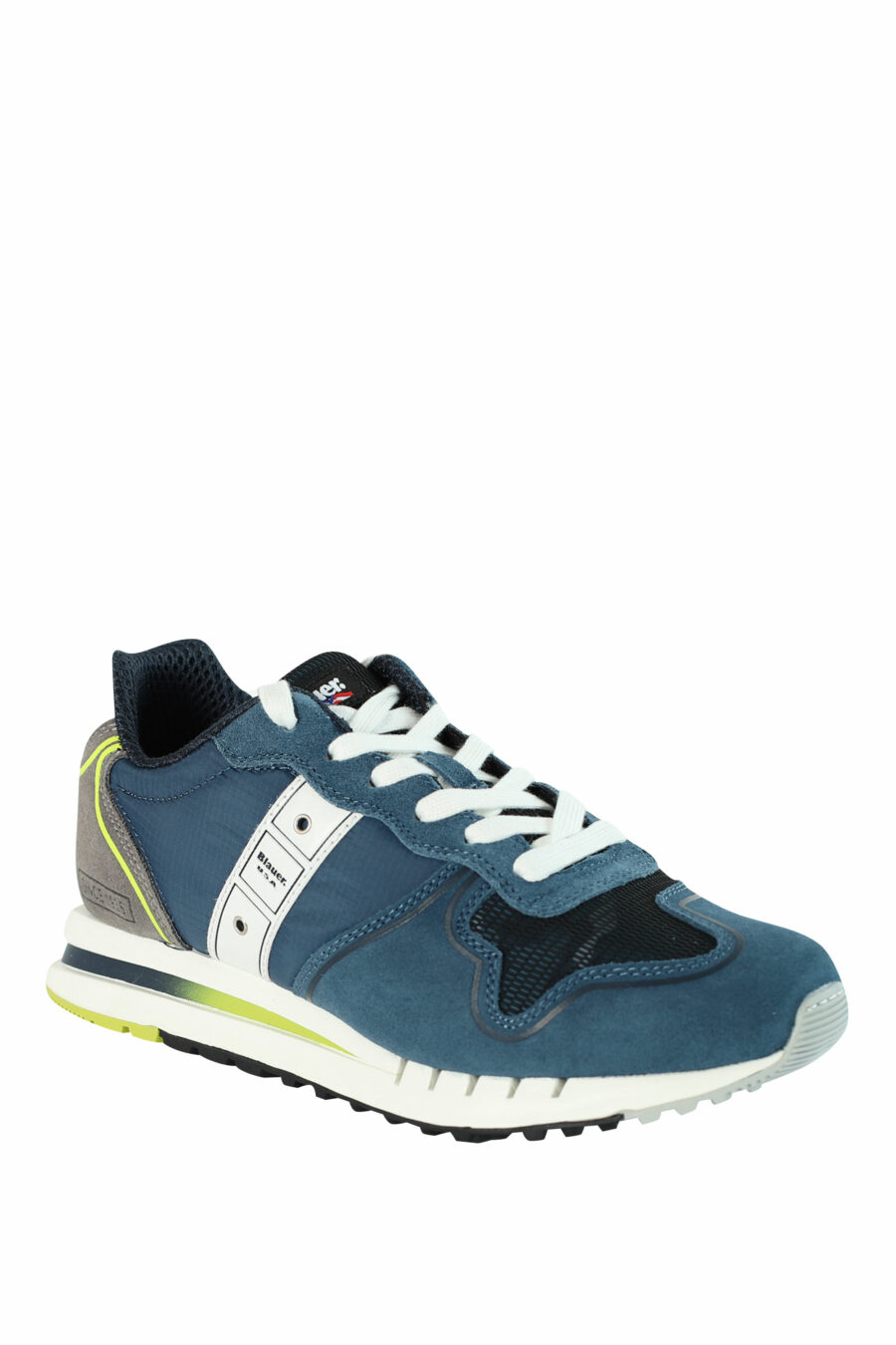 Trainers "QUARTZ" blue with grey and yellow details - 8058156499119 2