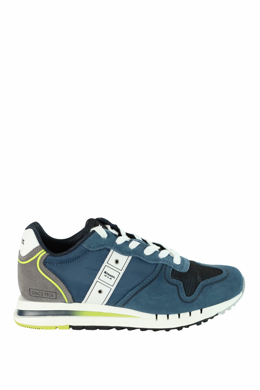 Trainers "QUARTZ" blue with grey and yellow details - 8058156499119