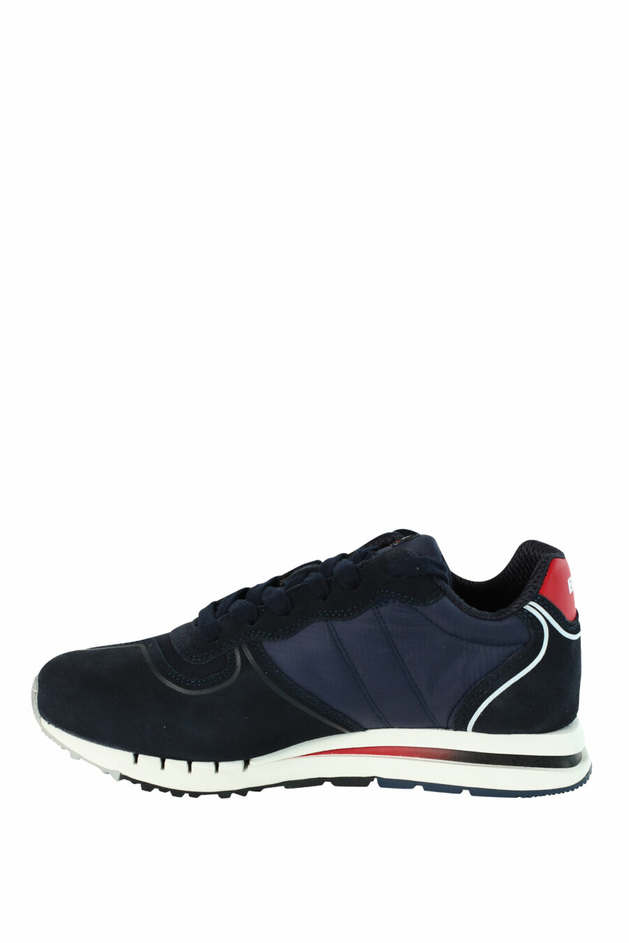 Blue "QUARTZ" shoes with red details - 8058156499454 3