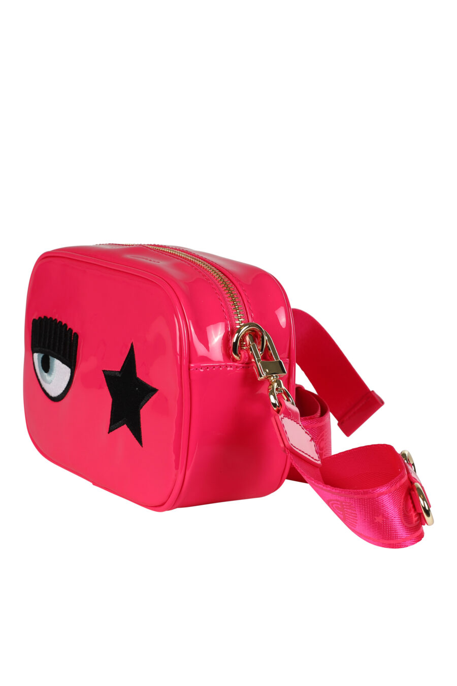 Fuchsia shoulder bag with eye and star logo - 8052672352408 2