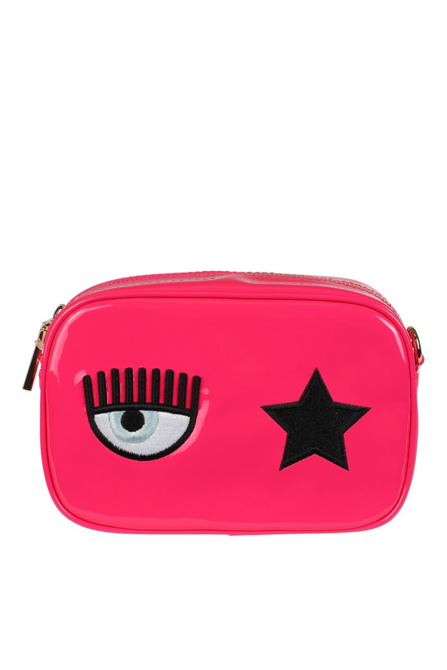 Fuchsia shoulder bag with eye and star logo - 8052672352408