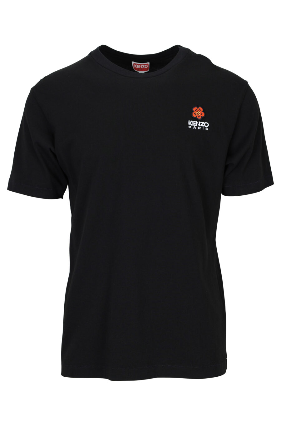 Schwarzes T-Shirt mit Minilogue "kenzo paris" - 3612230367173