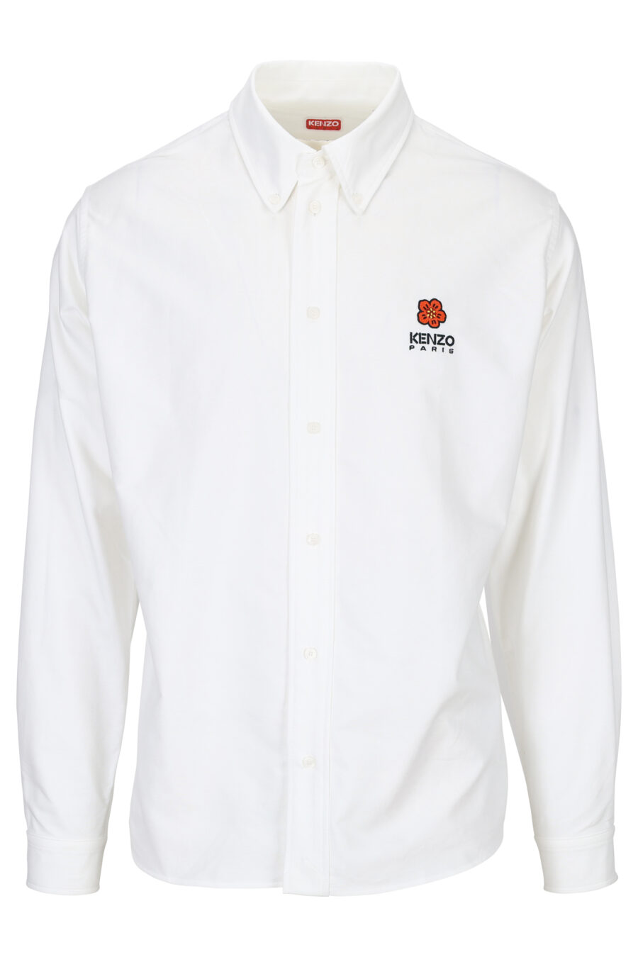 Weißes Hemd mit Mini-Logo "boke flower" - 3612230432673