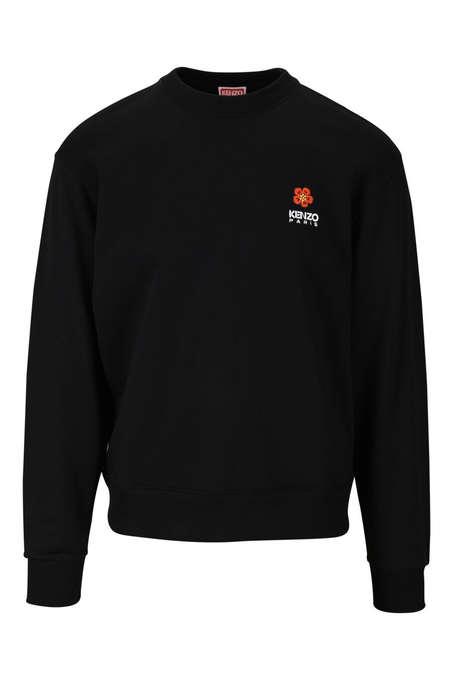 Schwarzes Sweatshirt mit Mini-Logo "boke flower" - 3612230469143
