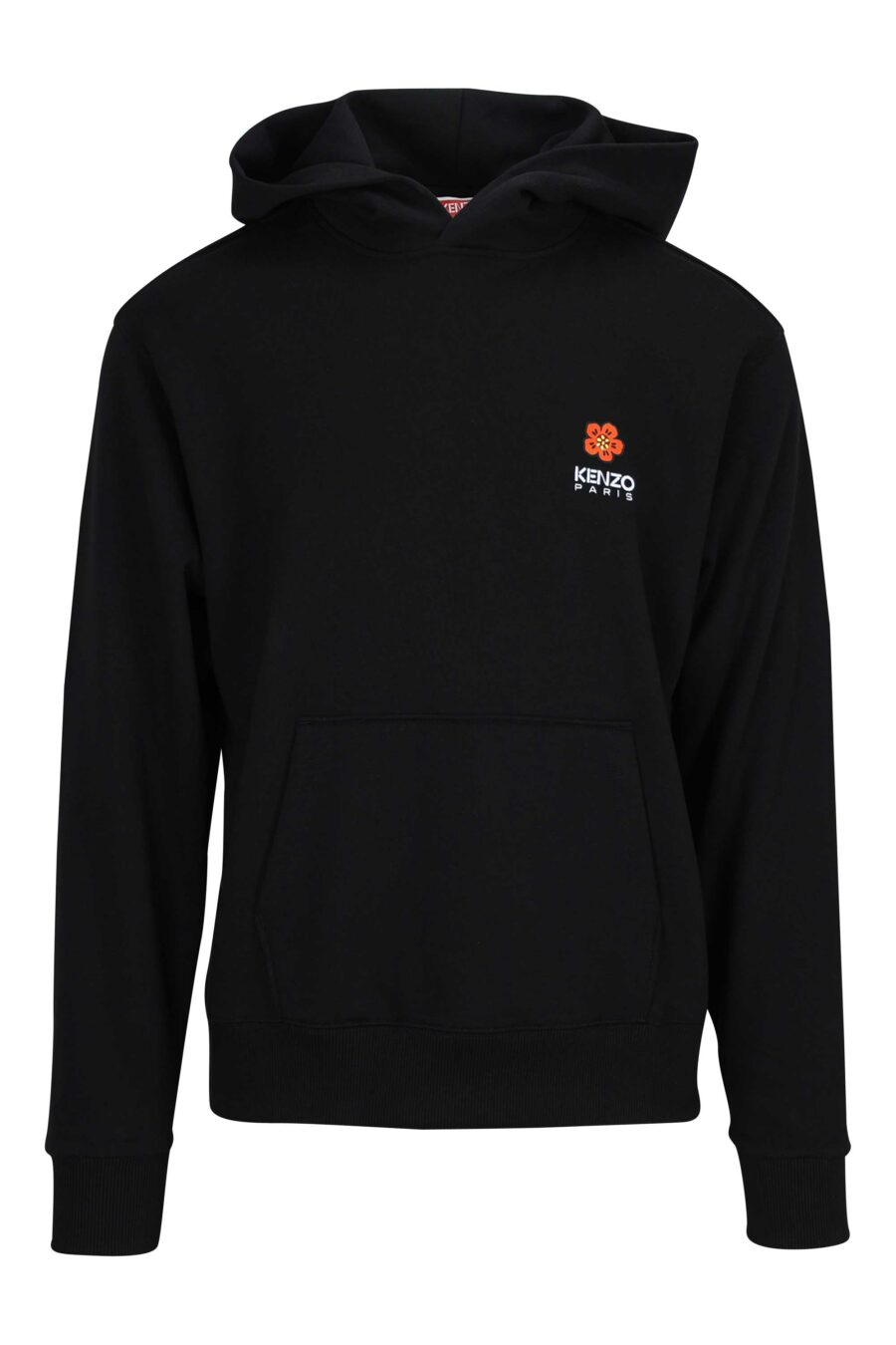 Black hooded sweatshirt with mini logo "boke flower" - 3612230469198