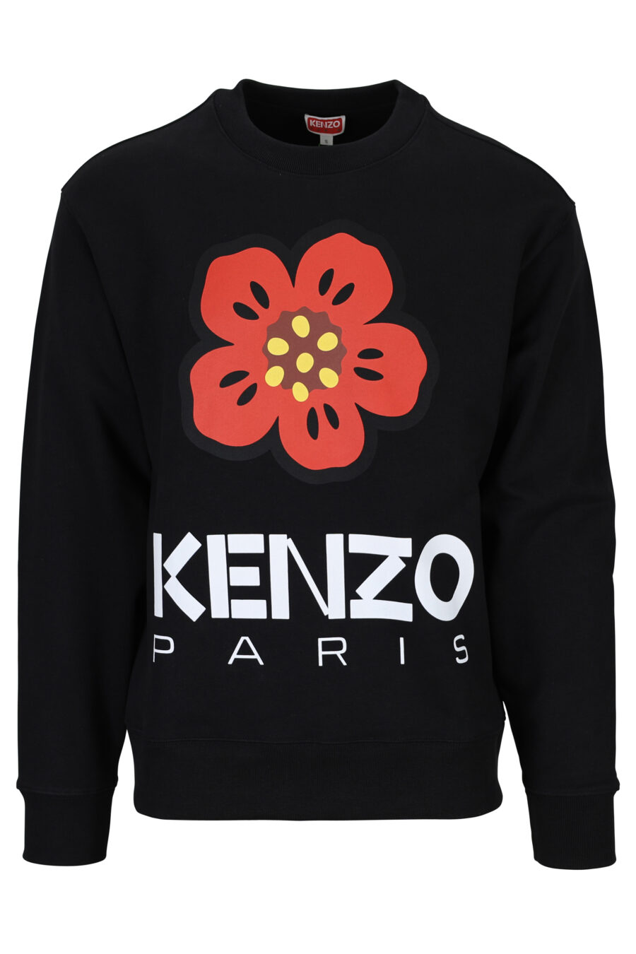Black sweatshirt with "boke flower" maxilogo - 3612230482692