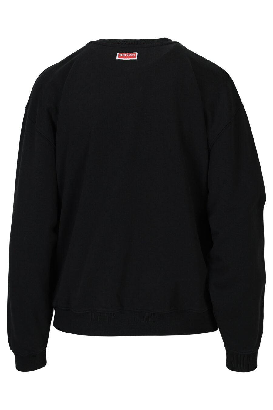 Schwarzes Sweatshirt mit gelbem "kenzo target" Logo - 3612230510432 1