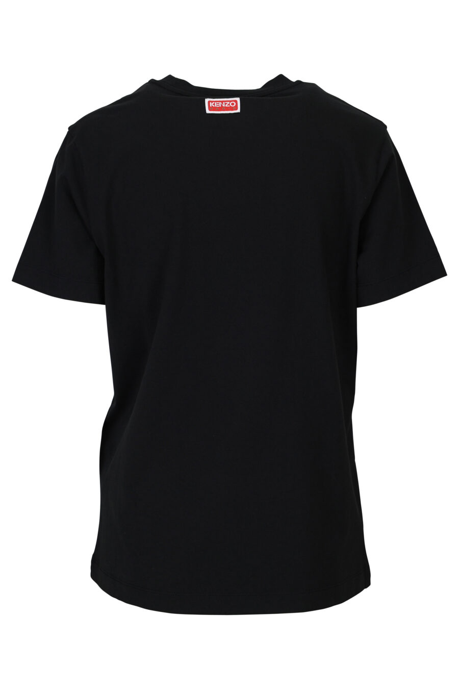 Camiseta negra con logo amarillo "kenzo target" - 3612230510654 1