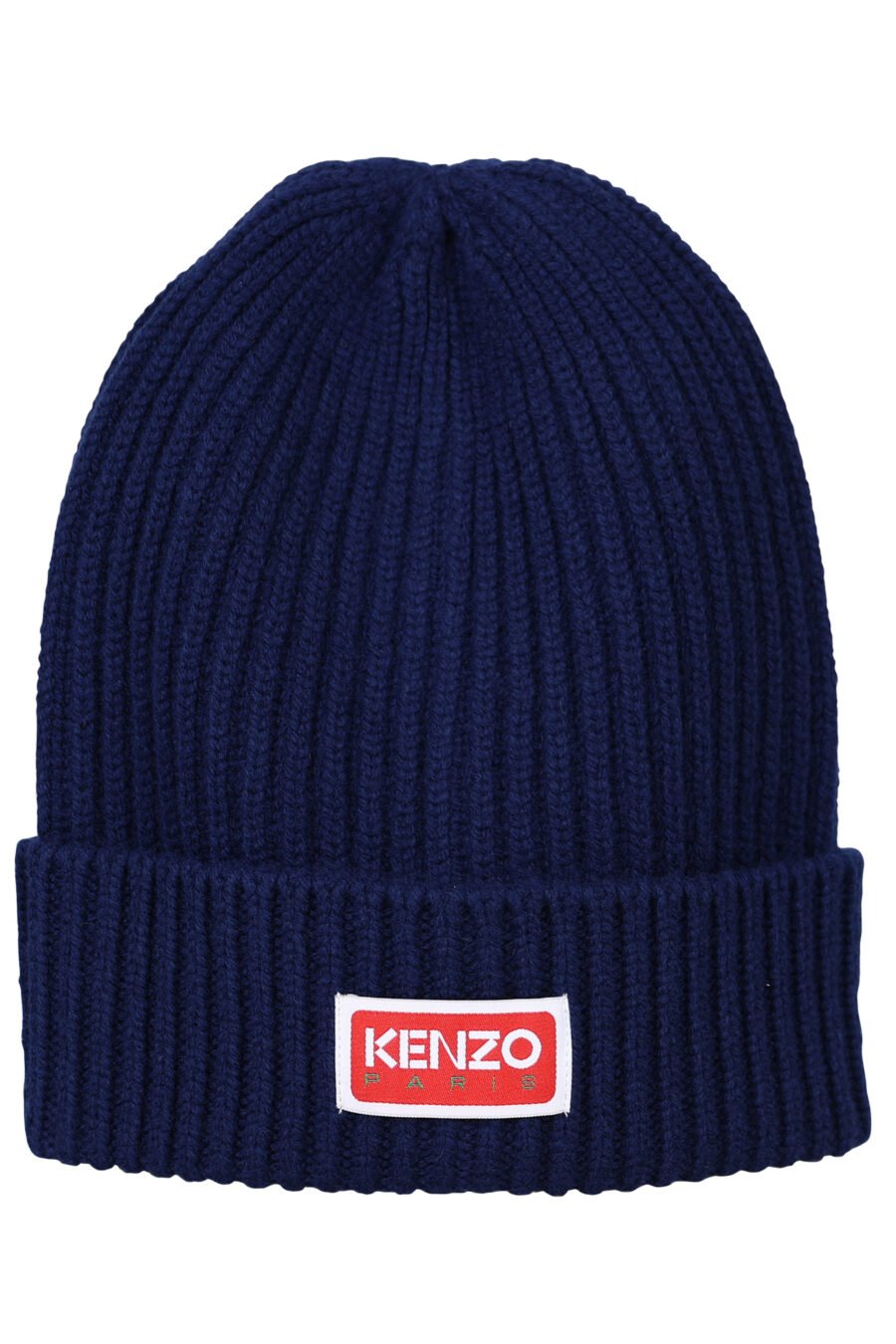 Gorro azul oscuro con logo "kenzo paris" - 3612230524859