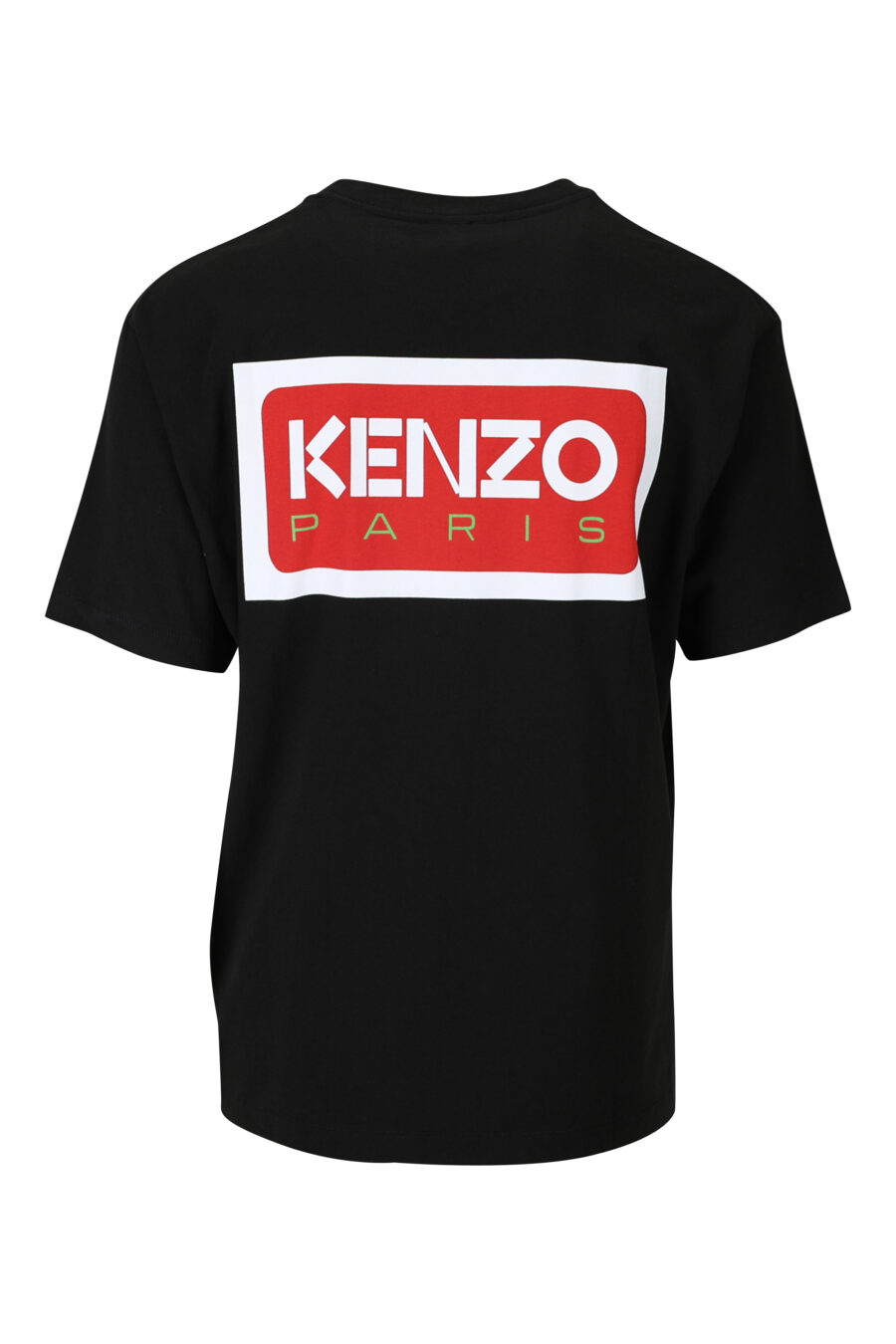 Camiseta negra con logo pequeño "kenzo paris" - 3612230542990 1