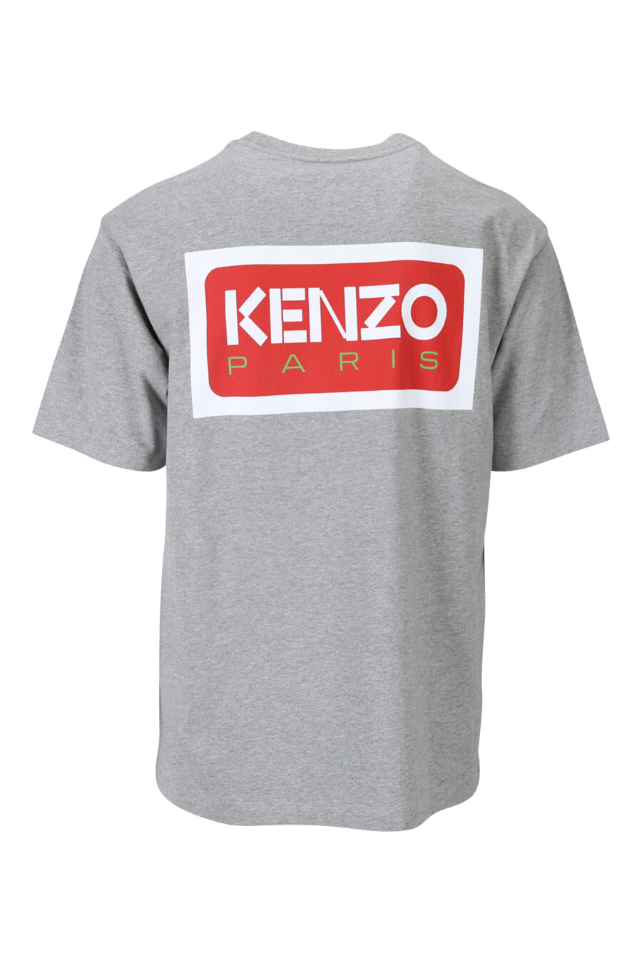 Grey T-shirt with minilogo "kenzo paris" - 3612230543188 1