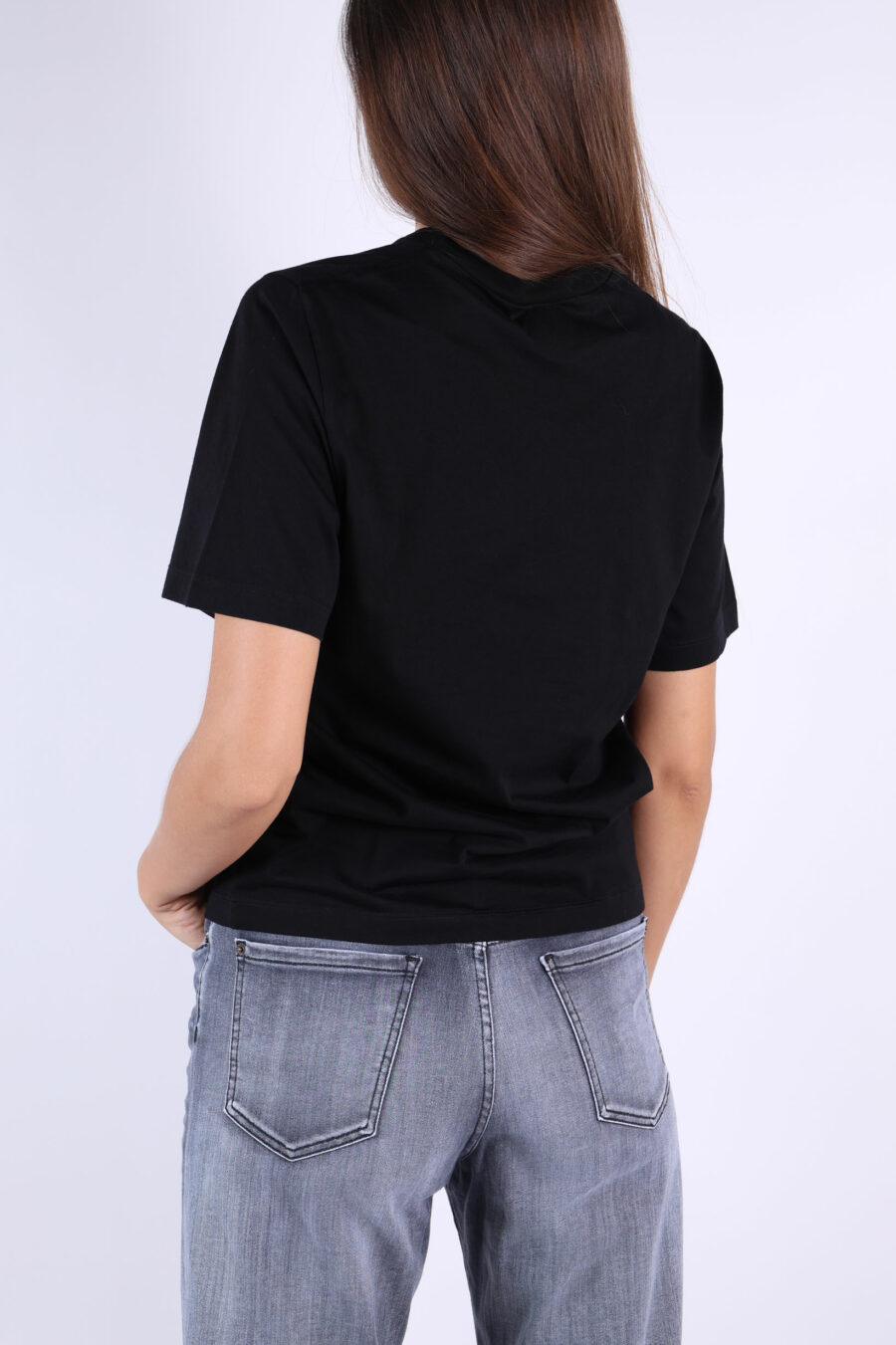 Camiseta negra con logo "Pac-man" - 361223054662201963