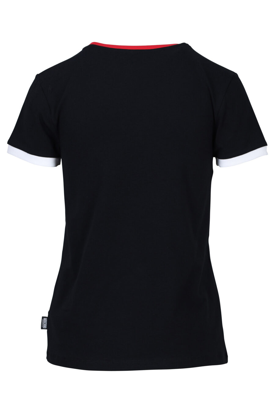 T-Shirt schwarz mit rotem und Bär-Logo "underbear" Patch - 667113062082 1