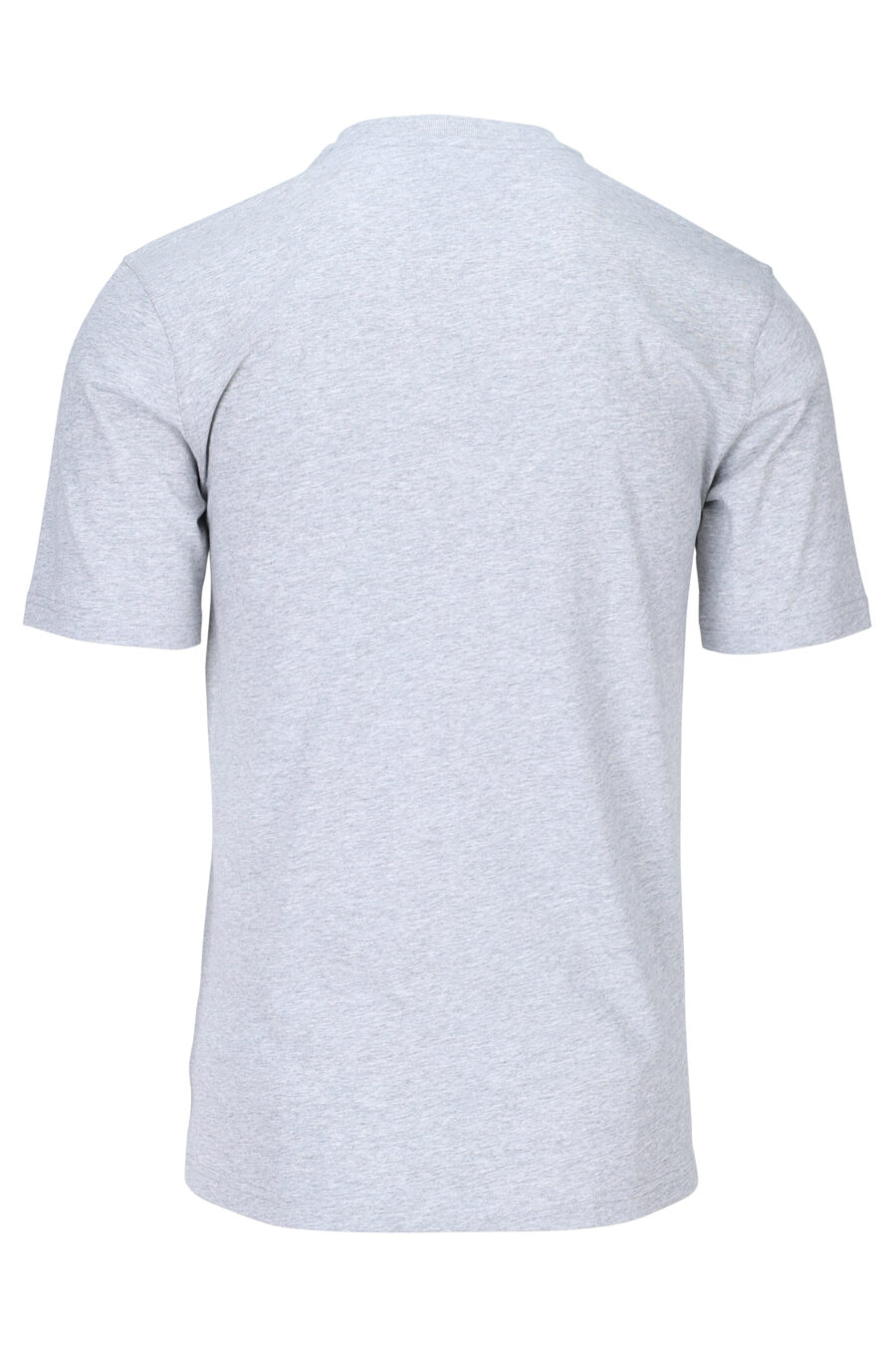 Camiseta gris con minilogo "teddy sastre" - 667113150802 1