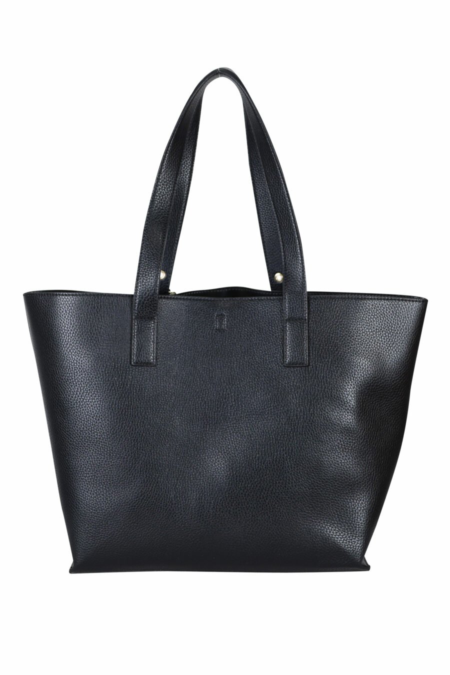 Black shopper bag with baroque buckles - 8052019407709 2