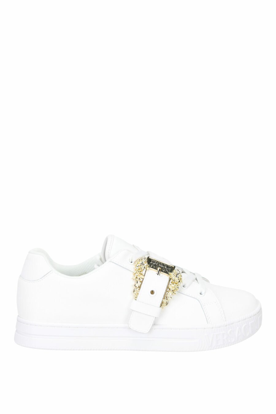 White trainers with baroque buckle - 8052019452815